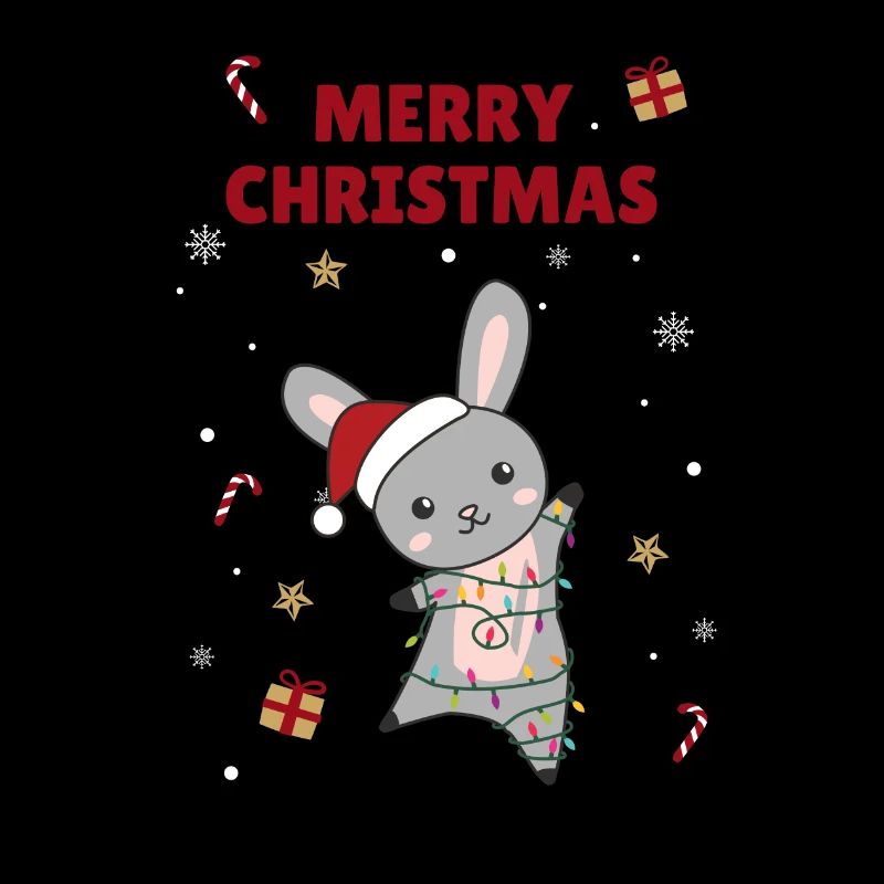 Lapin Joyeux Noël Animaux d’hiver Lapins