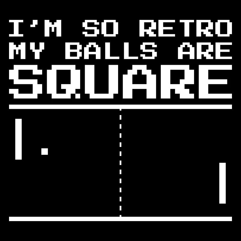 Ich bin so retro, dass meine Eier quadratisch sind - Vintage Old