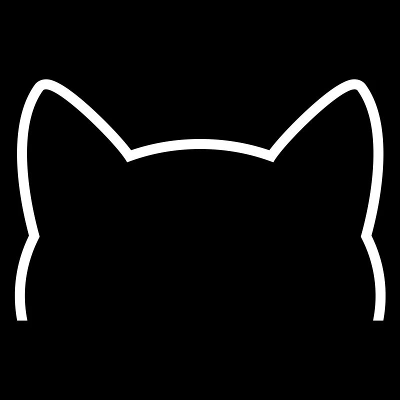 Contour d'icône de chat