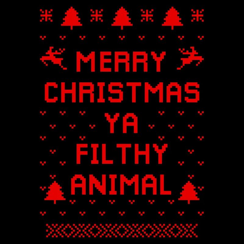 Humorvoller Weihnachts-Tierpullover