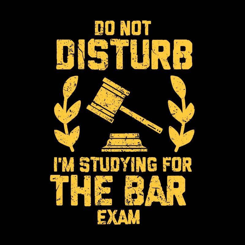 Do Not Disturb - I'm Studying For The Bar Exam