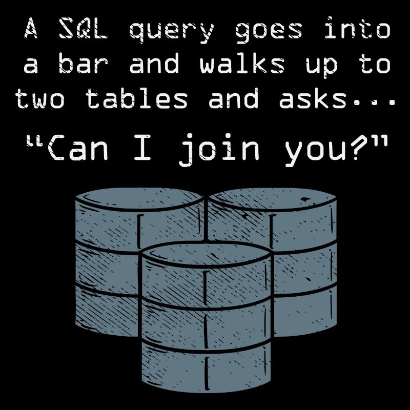 An SQL Query Goes Into A Bar