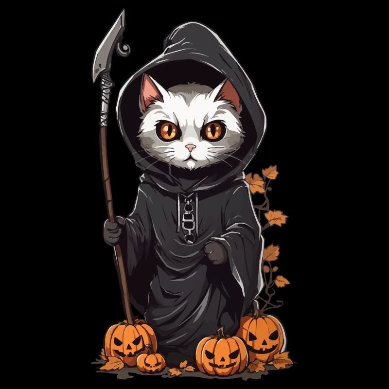 Mignon Halloween Cat Druide Costume