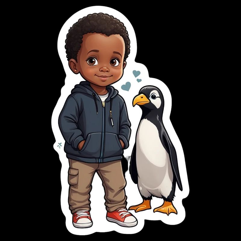 Pinguin Freunde Kind Geschenkidee