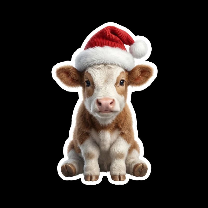 Douce vache de la ferme