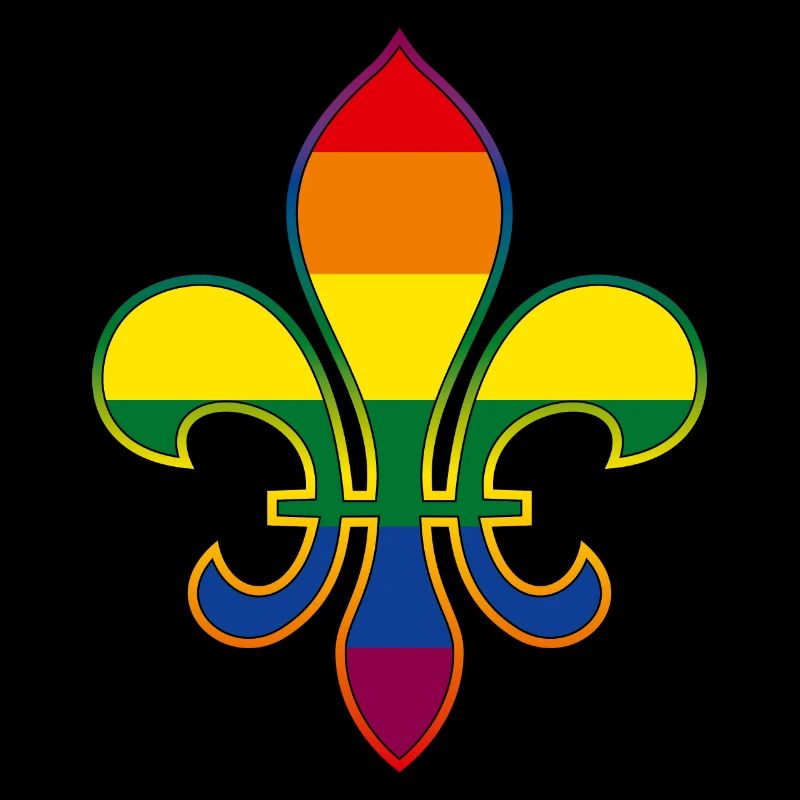 Fleur de Lys/Fleur de Lis Regenbogen