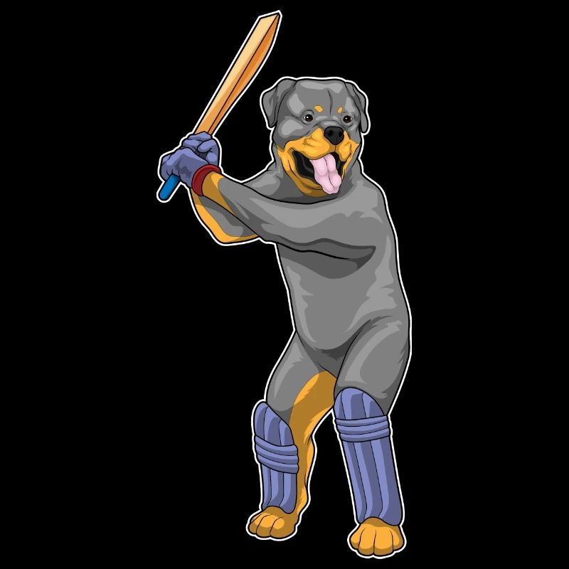 Rottweiler Cricket Cricketschläger
