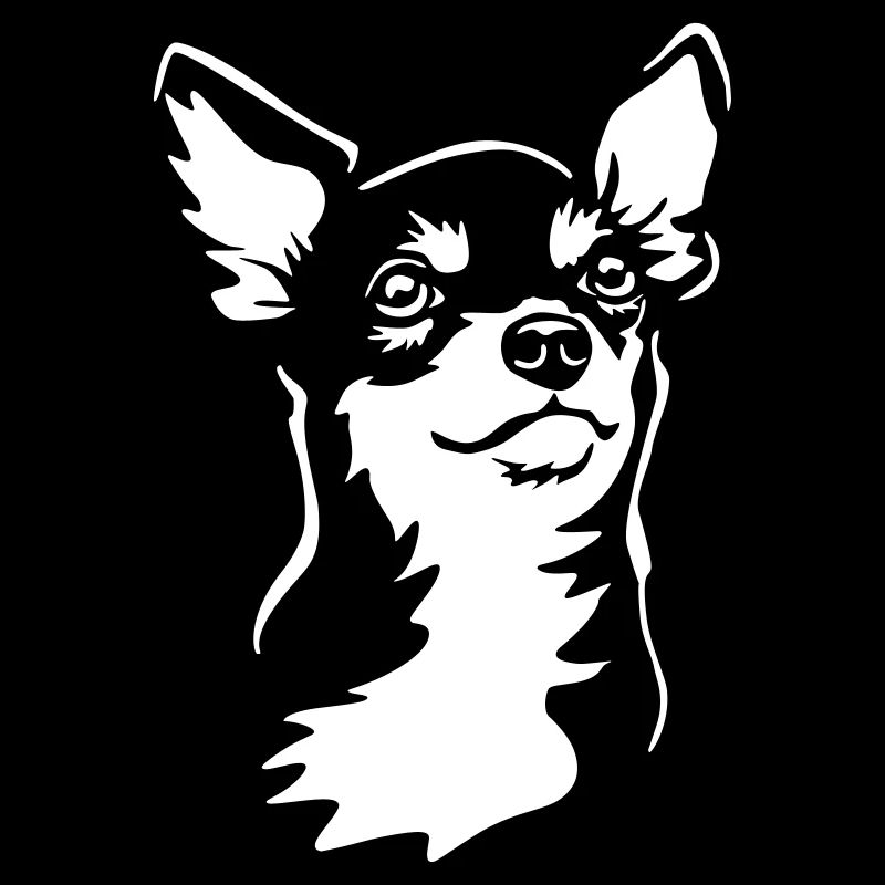 Chihuahua head "Black Edition"