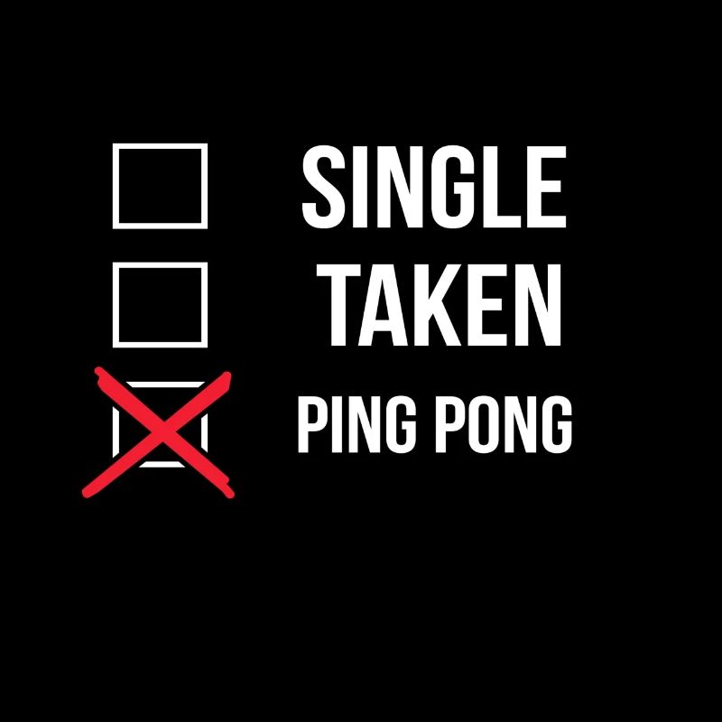 Single Taken Ping Pong