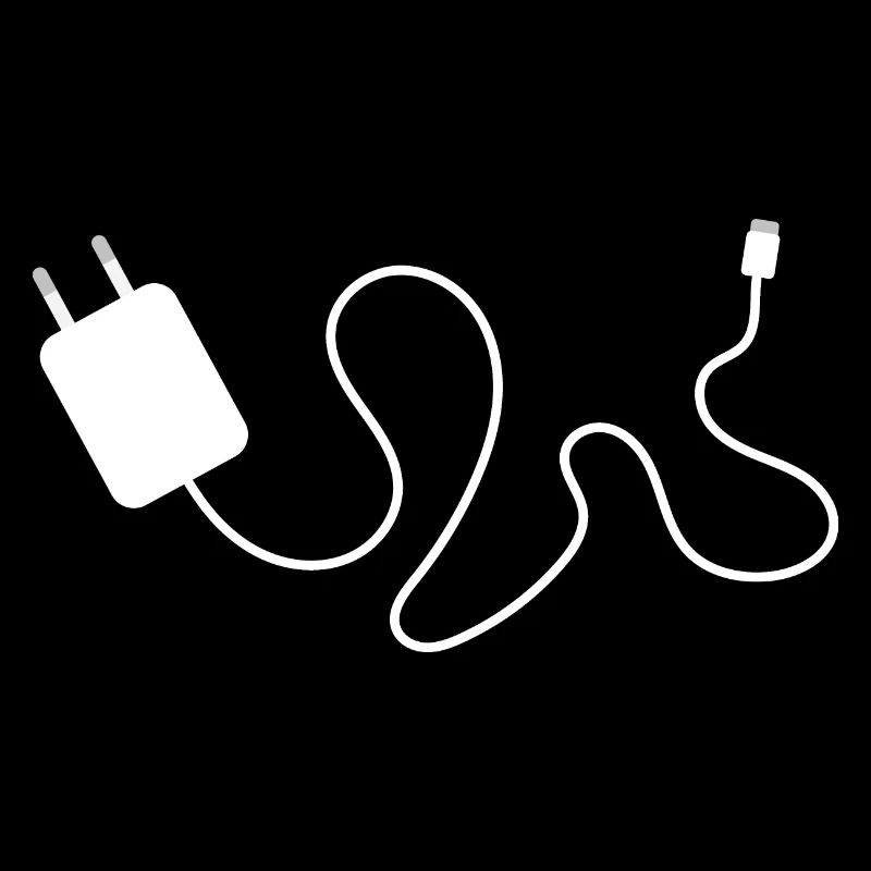 Charging cable icon smartphone