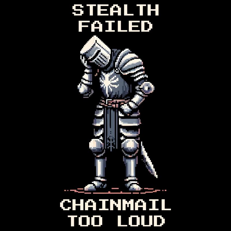 Stealth failed | Chainmail too loud - Knight