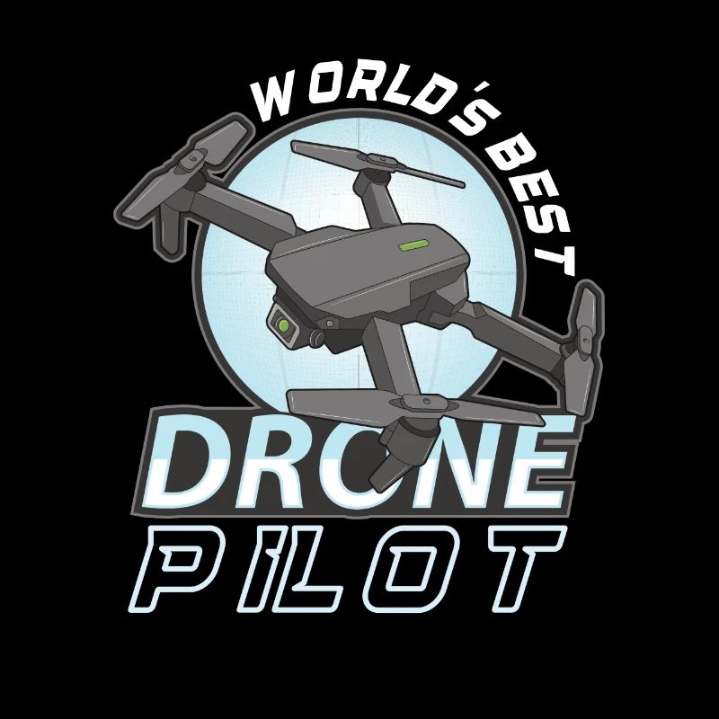 Drone Pilot Grandpa Gift Idea Old Man With