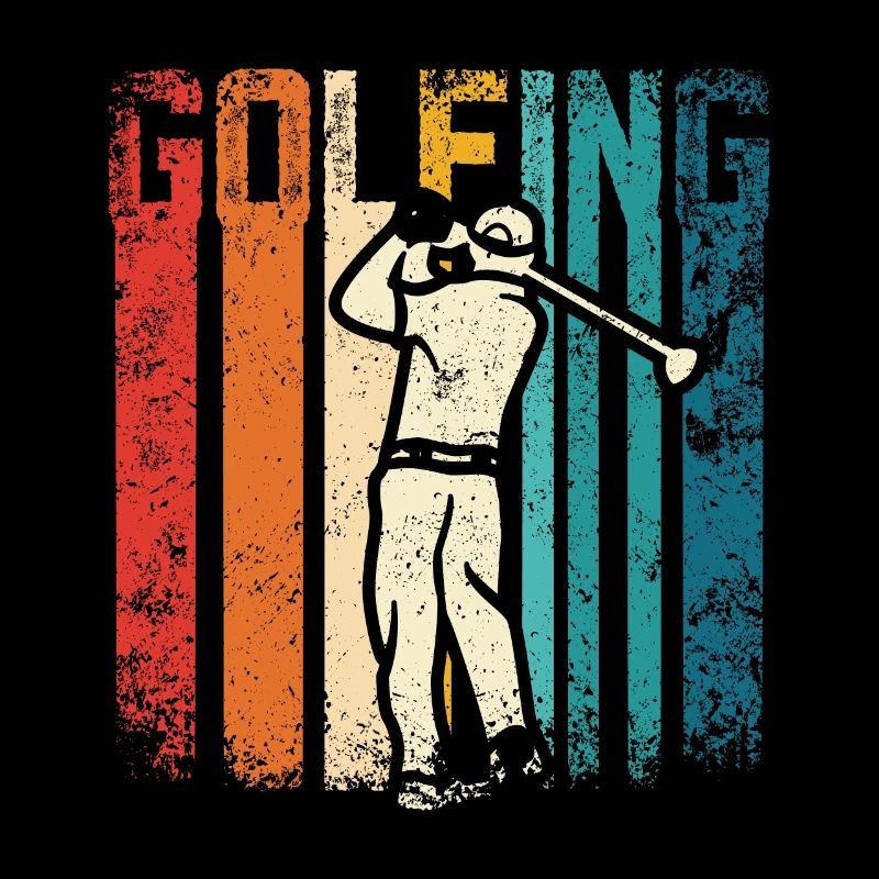 Retro vintage golf design for golfers