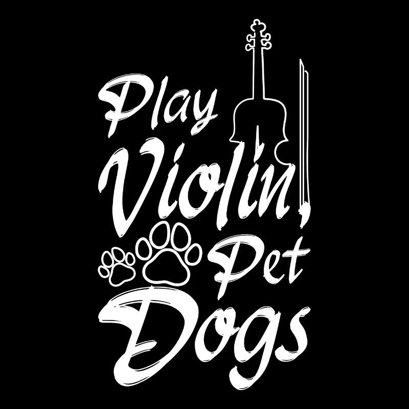 Jouer au violon pour chiens de compagnie