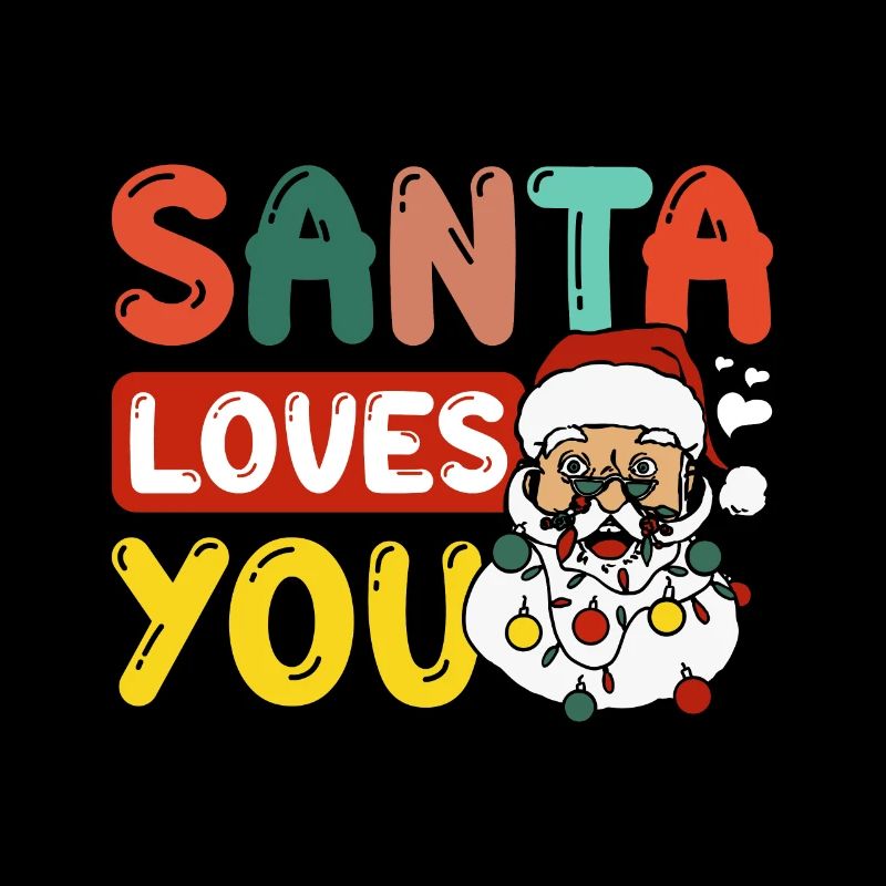 Le père Noël groovy t’aime