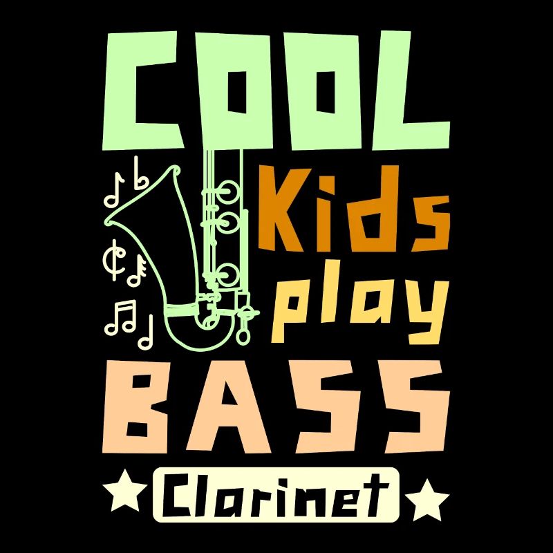 Pour les enfants, Cool Kids joue de la clarinette basse