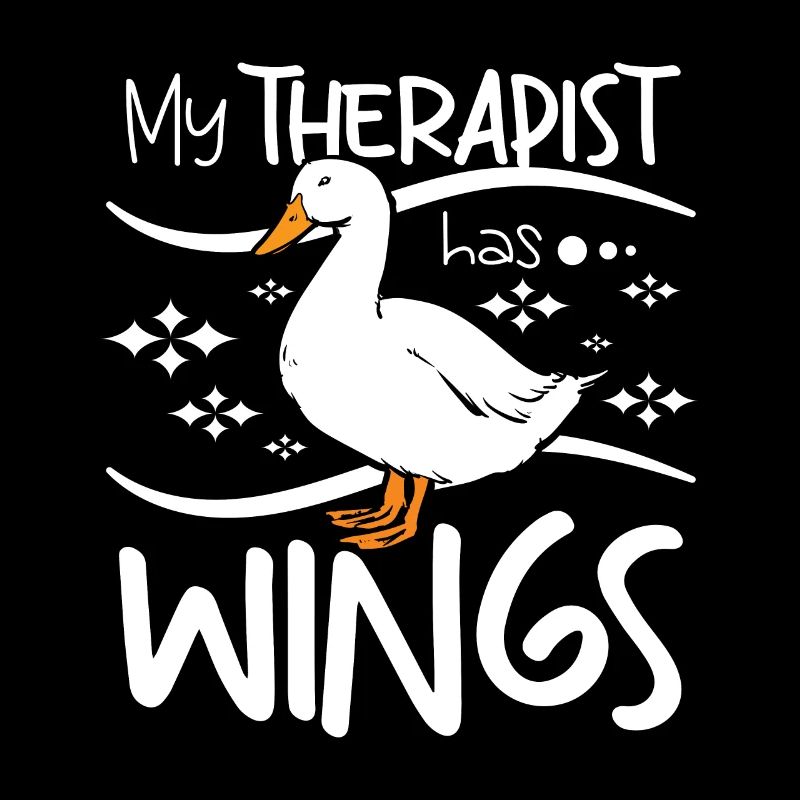Mon thérapeute a des ailes, canard de compagnie