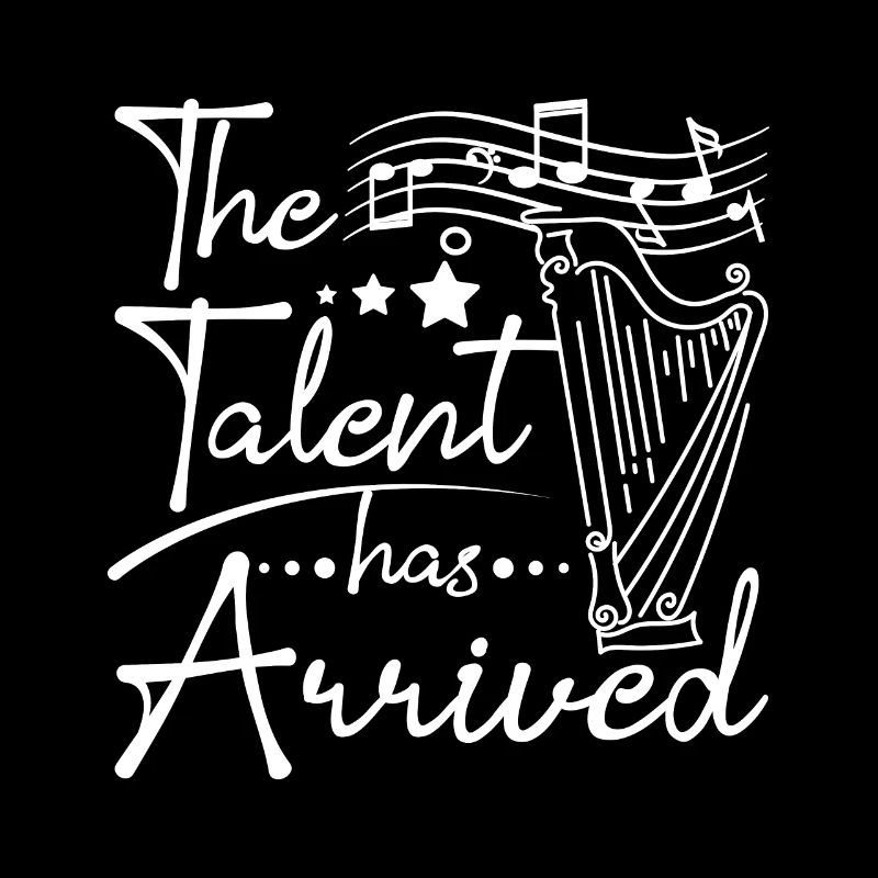Le talent est arrivé : joueur de harpe