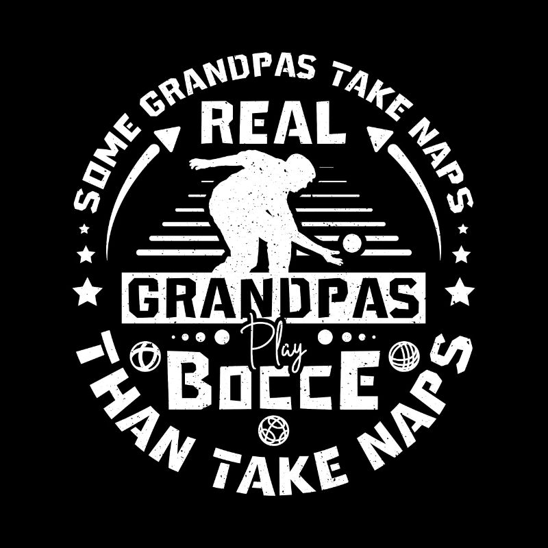 Real grandpas play Bocce ball