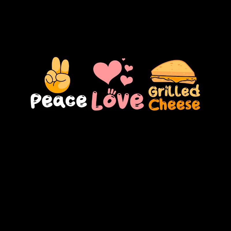 Peace love Grilled cheese