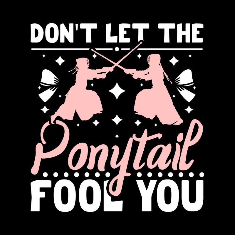 Fille de kendo, ne te laisse pas tromper par la queue de cheval