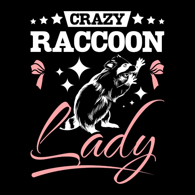 Crazy raccoon lady