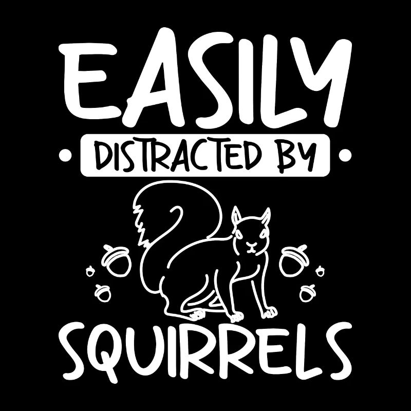 Facilement distrait par les écureuils