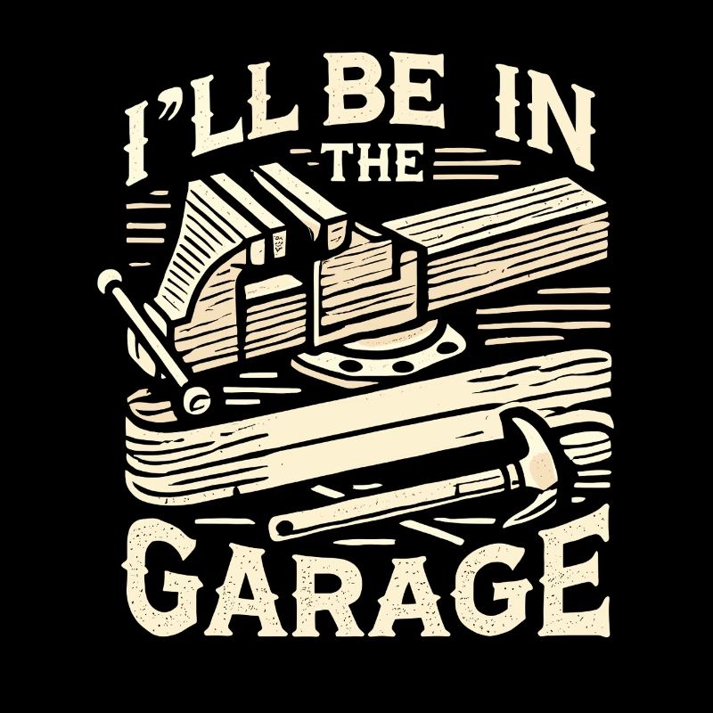 Ich werde in der Garage sein