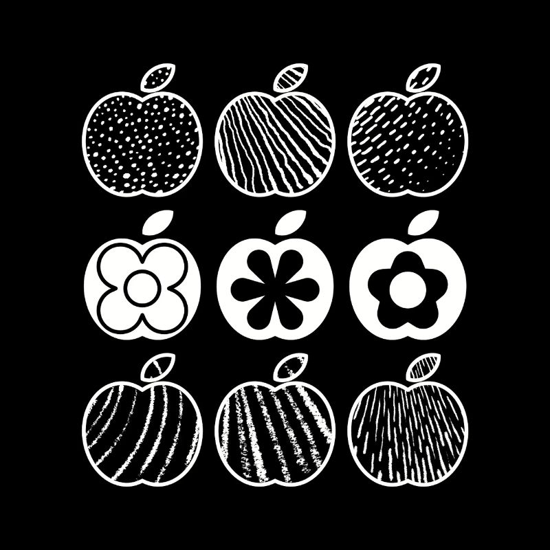 Apple Pattern (White)