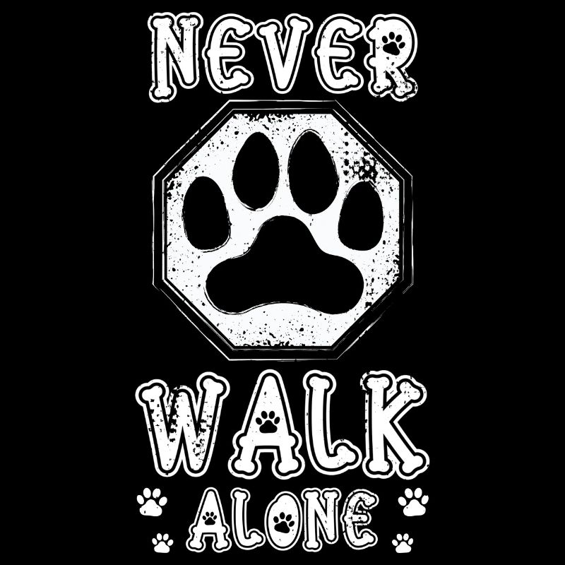 Hundehalter Hunde Never Walk Alone Geschenkidee