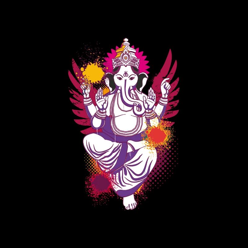 Ganesha farbenfroh dein Glücksgott
