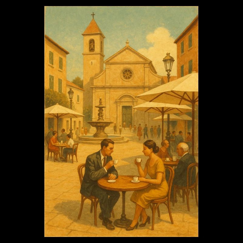Coffee magic in squares