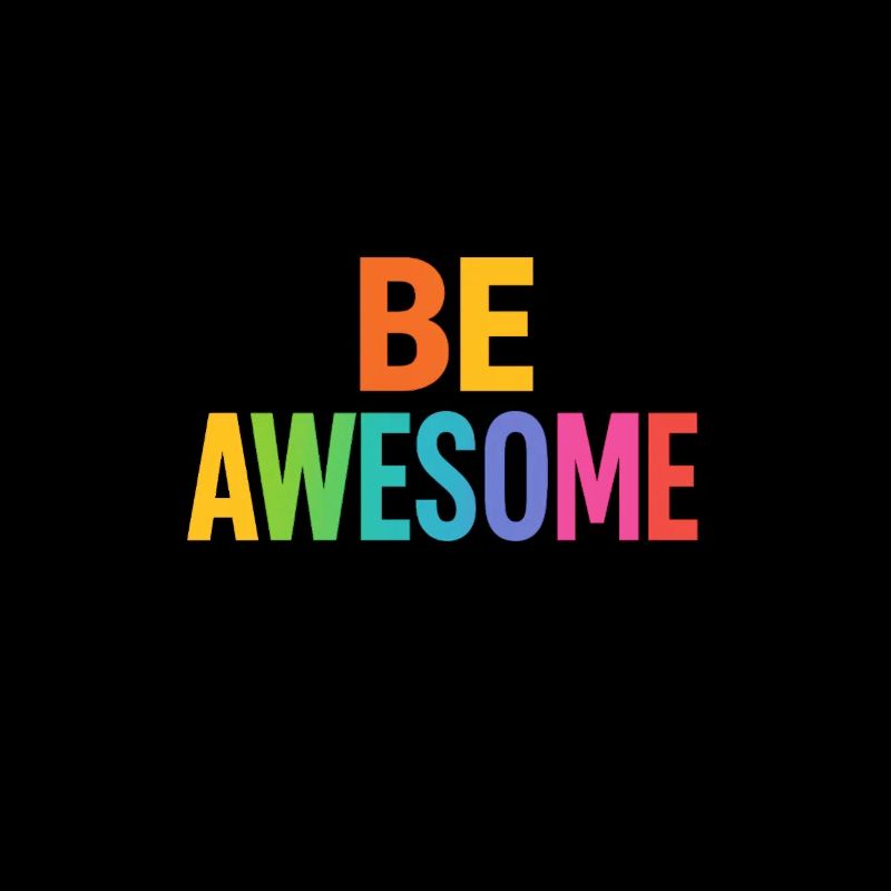 Be Awesome Regenbogen Boost