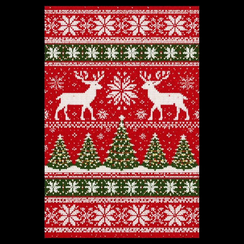 Winter Reindeer Knitting Pattern