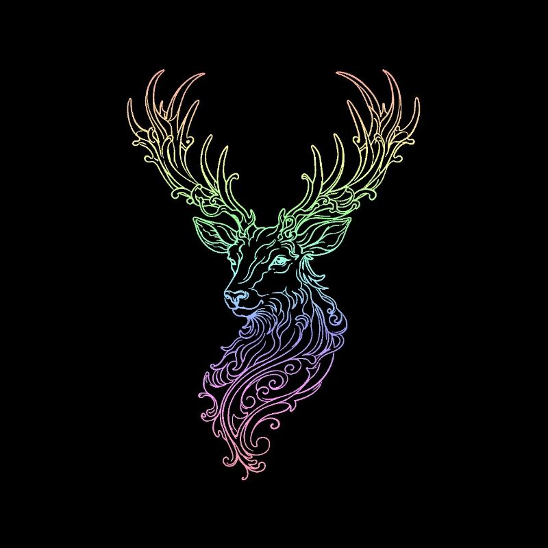 Deer Rainbow