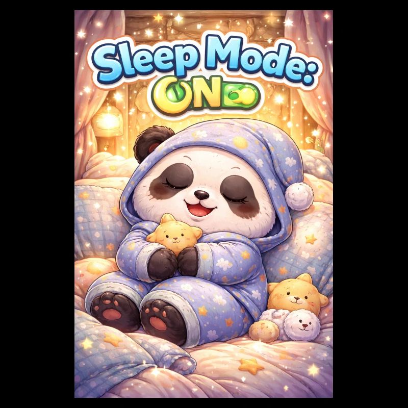 sleep mode on -panda