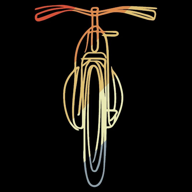 Fahrrad front Illustration