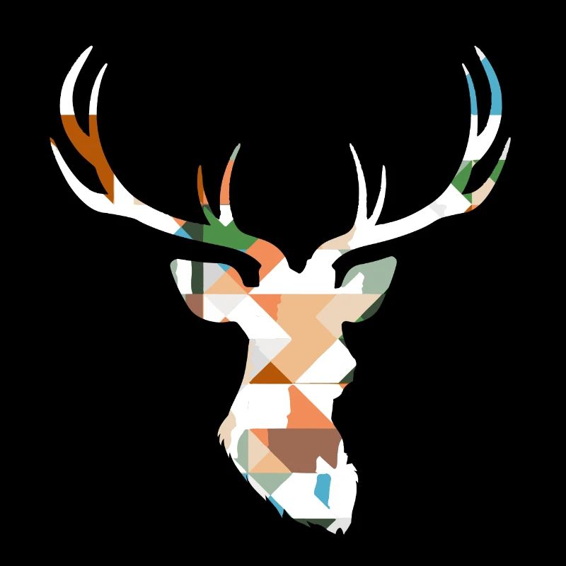 Hirsch Trophäe Hirsch Elch Kopf Jagd Jäger Saison