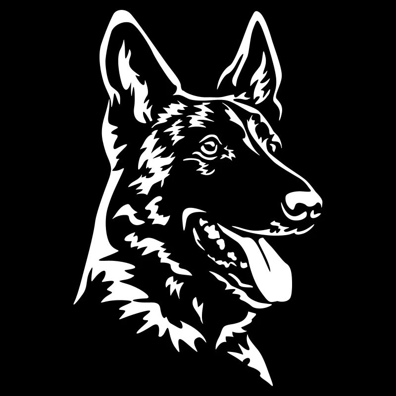 Malinois Kopf "Black Edition"