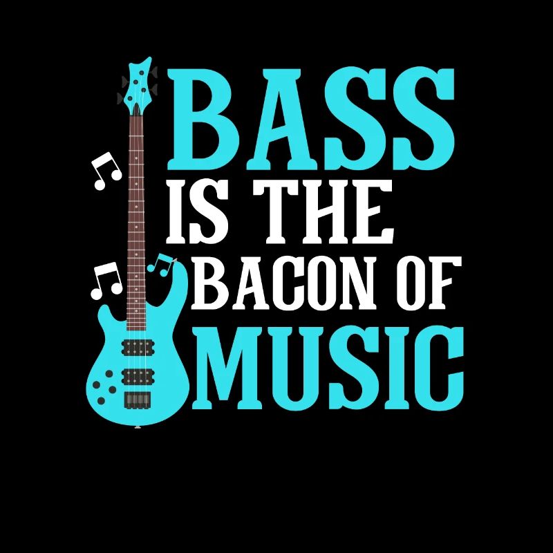 La basse est le bacon de la musique Guitariste basse Basse