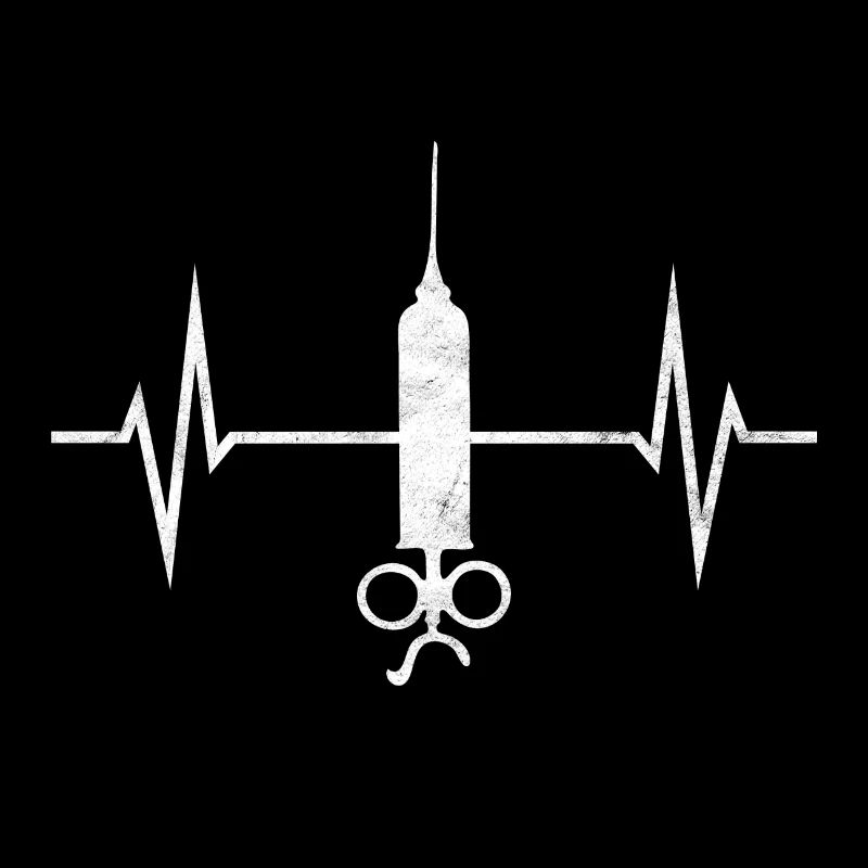 Krankenschwester Krankenpfleger mit Herz Geschenk