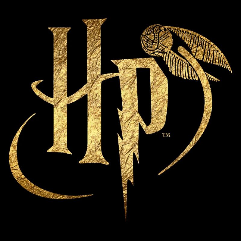 Harry Potter Logo Gold