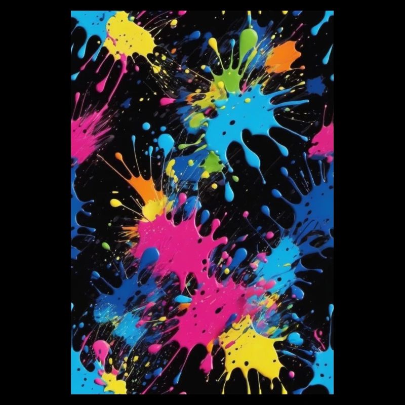 taches de couleur, éclaboussure, couleur, blobs, coloré