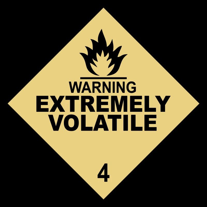 warning extremely volatile square II 2c