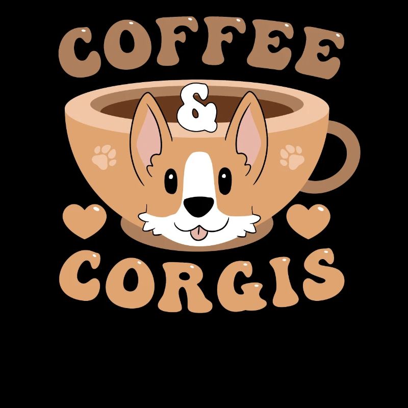Corgi Dog & Coffee