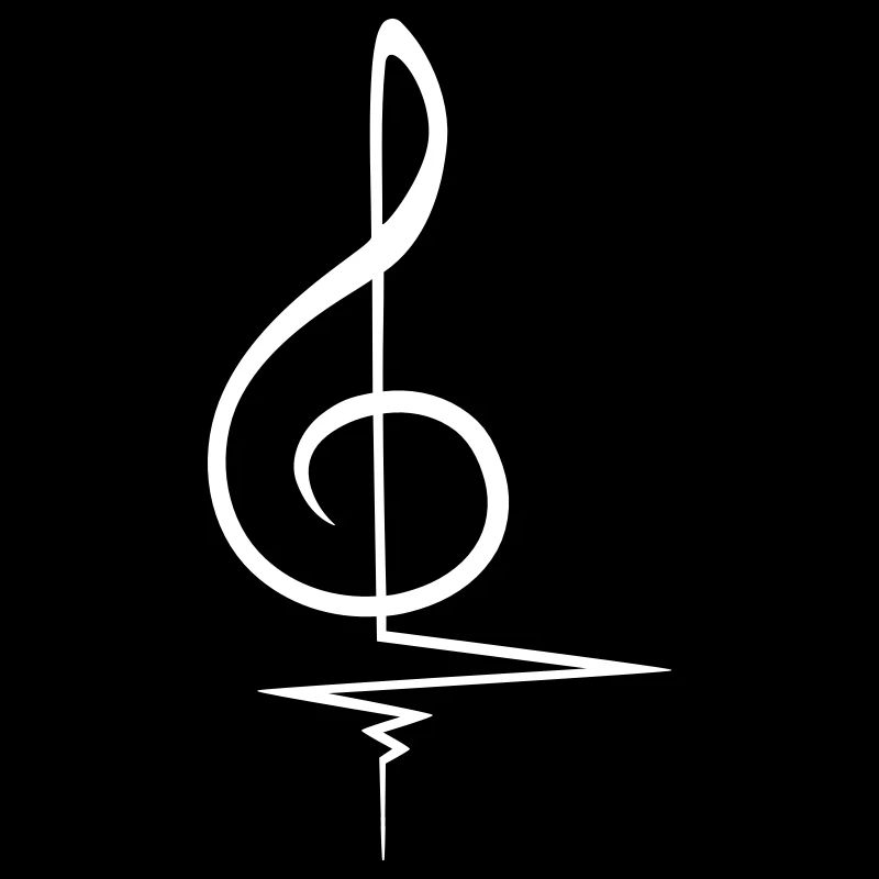 Musique Pulse clef note mélodie note de musique