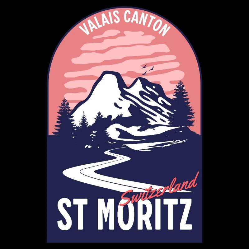 St. Moritz Schweiz Wallis