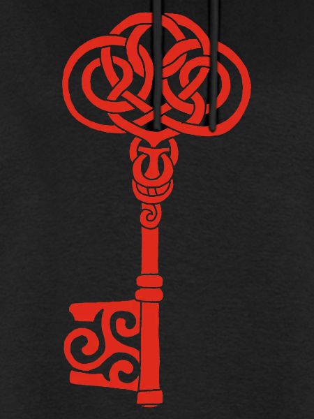 Red Celtic Key