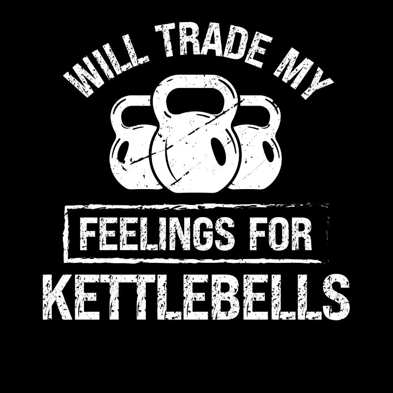 J’échange mes sentiments pour des kettlebells -