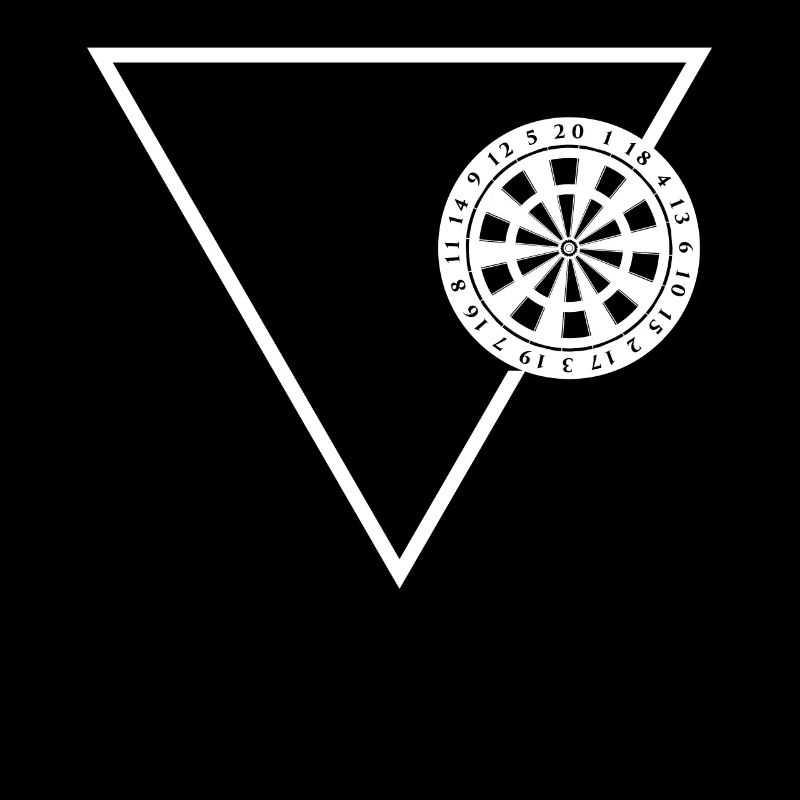Ligne-Triangle - Jeu de fléchettes -